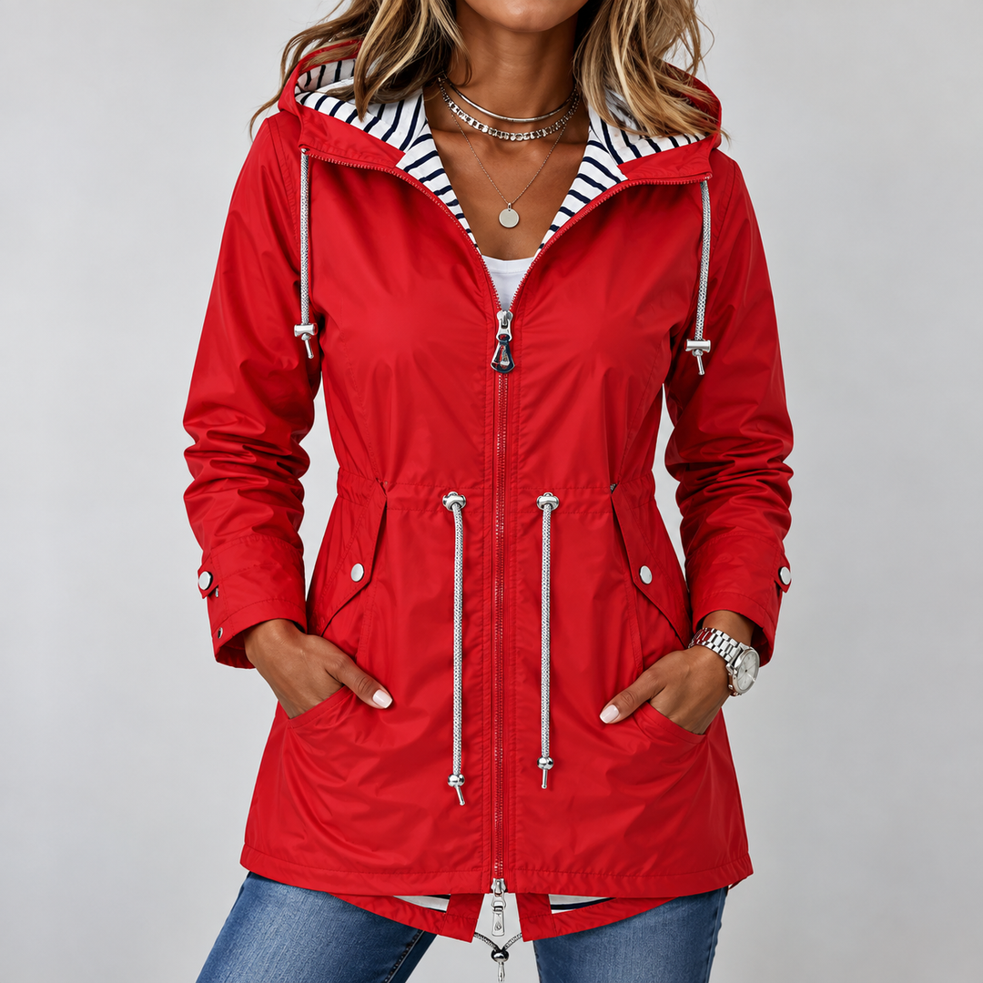 Naomi | Elegant Flattering Fit Rain Jacket