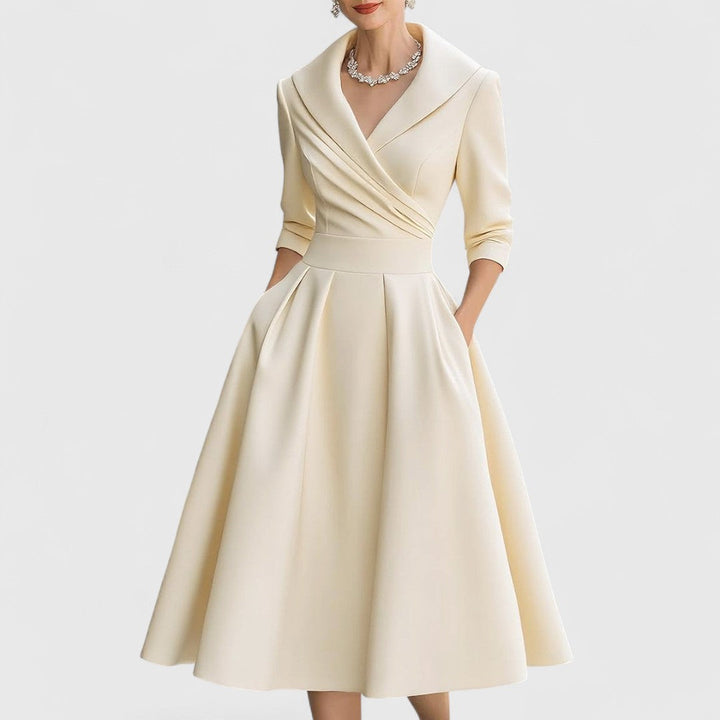 Teresa | Midi dress with an elegant cut and a flattering silhouette