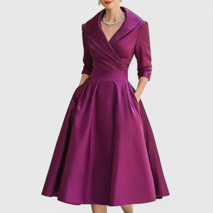 Teresa | Midi dress with an elegant cut and a flattering silhouette