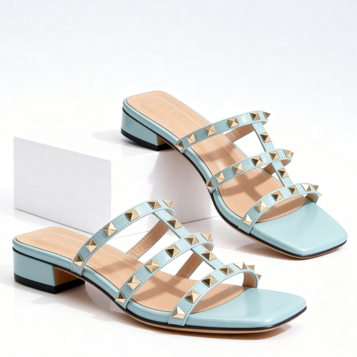 Colette™ | Gold Studded Sandal