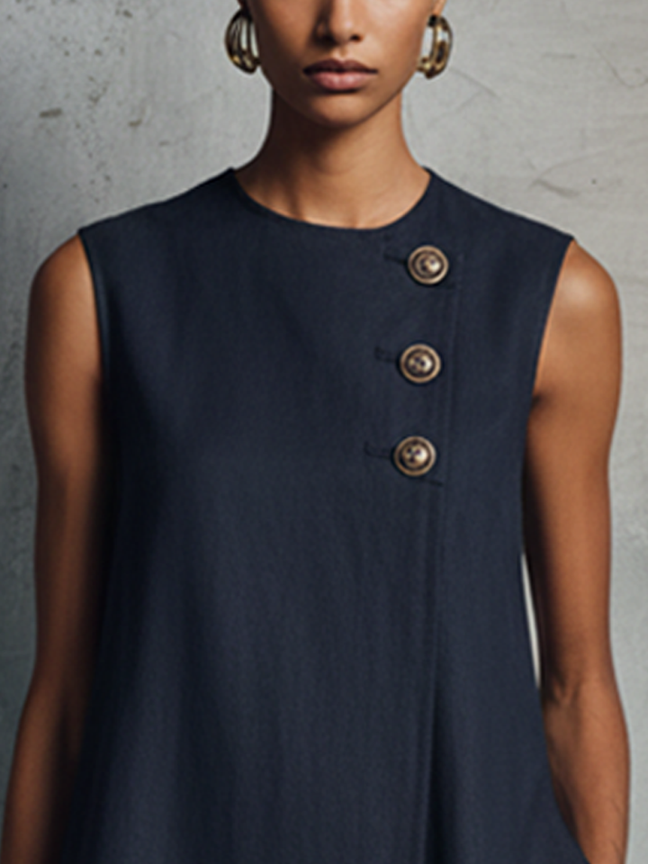 Margaret | Elegant Sleeveless Mini Dress