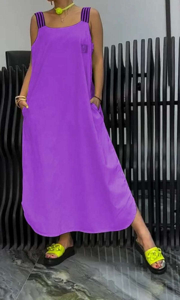 Comfy | Shoulder Strap Suspender Dress