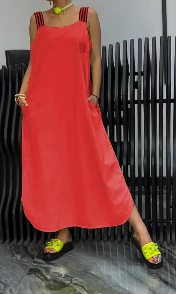 Comfy | Shoulder Strap Suspender Dress