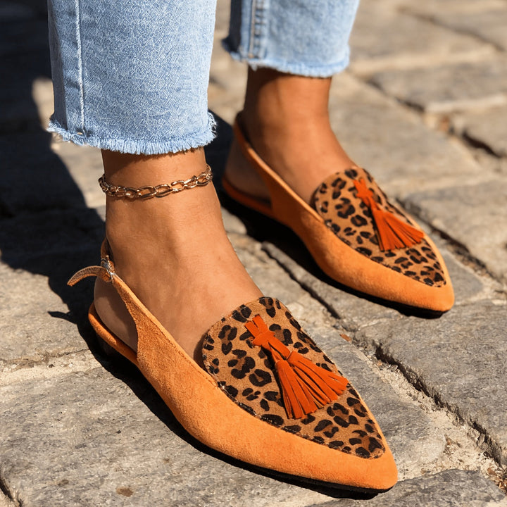 Marissa | Slingback Mules with Tassels