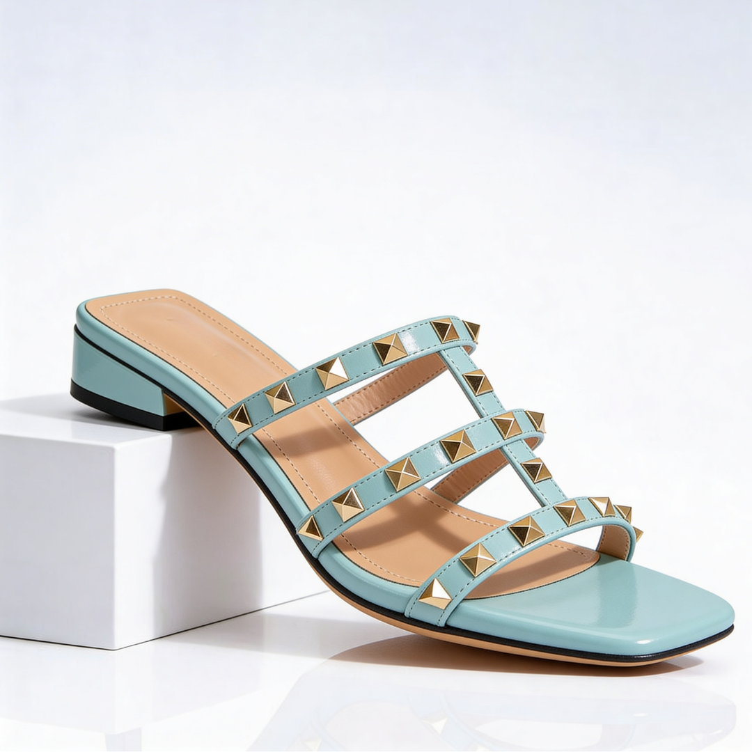 Colette™ | Gold Studded Sandal