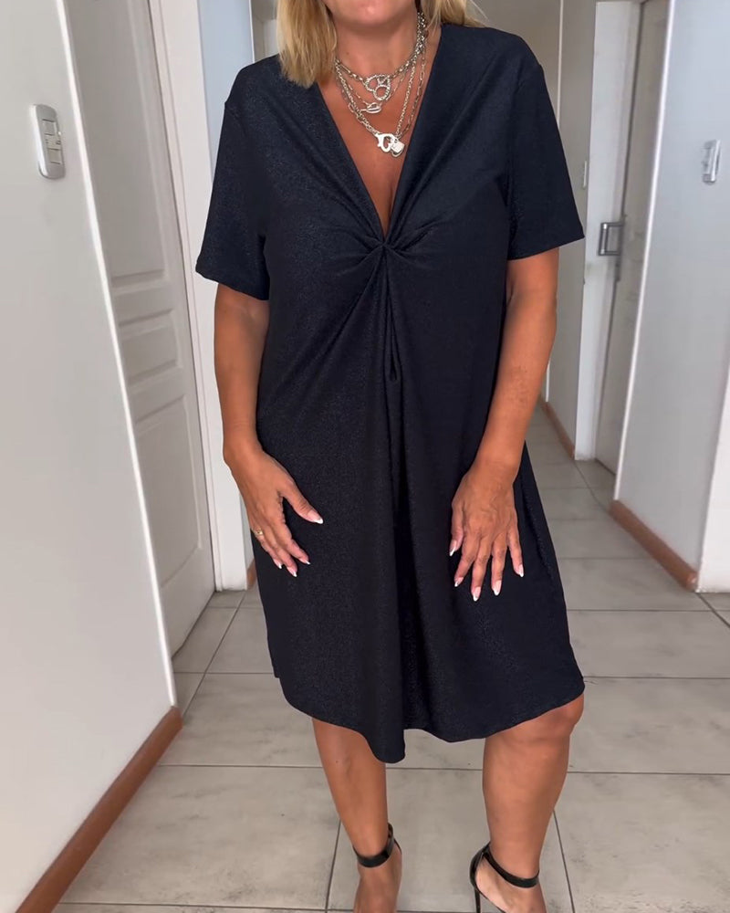 Carly - Effortless Twist Dress