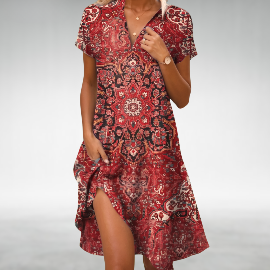 Moira™ Lightweight Comfort Midi Dress