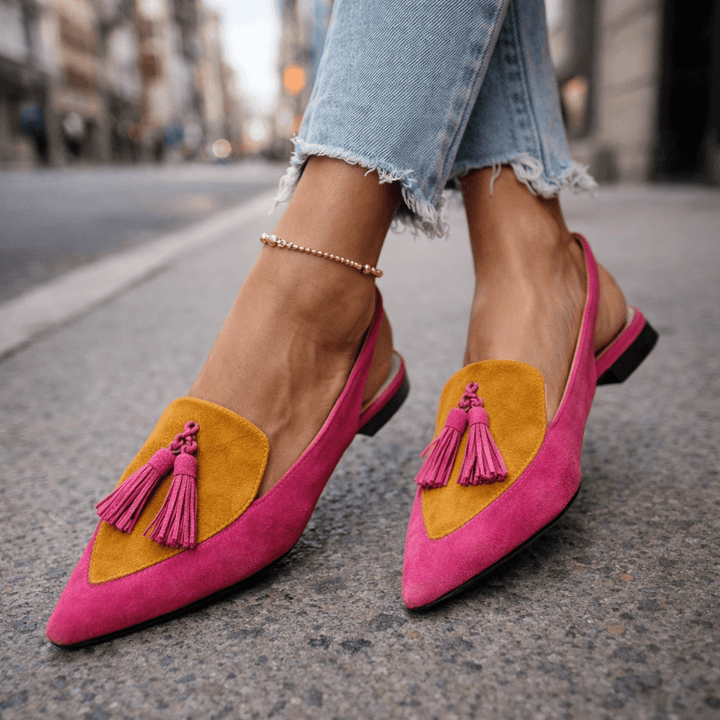 Ellie | Sandals with straps and tassels