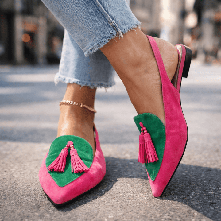 Ellie | Sandals with straps and tassels