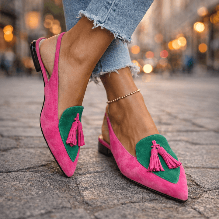 Ellie | Sandals with straps and tassels