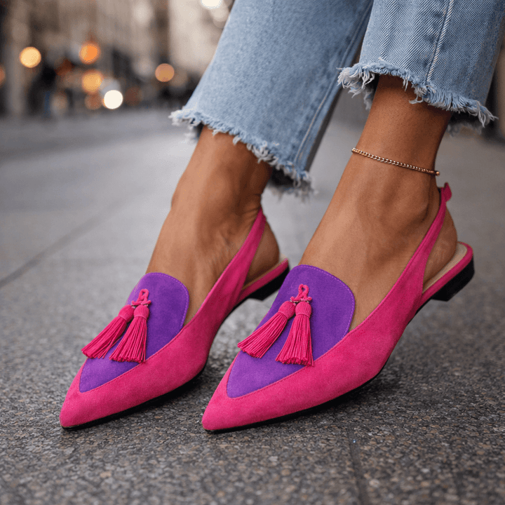 Ellie | Sandals with straps and tassels