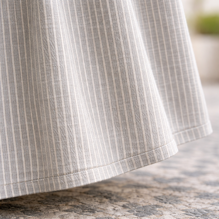 Patricia | Midi Dress – Gentle Stripes