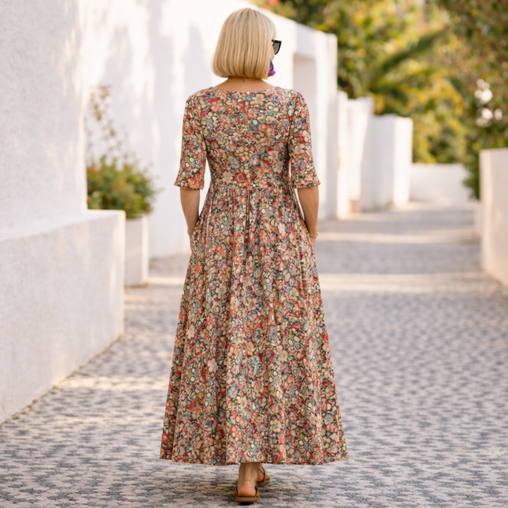 Janet | Midi Dress – Timeless Elegance