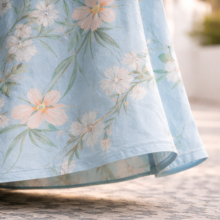 Maureen | Summer Floral Dress - Timeless Elegance