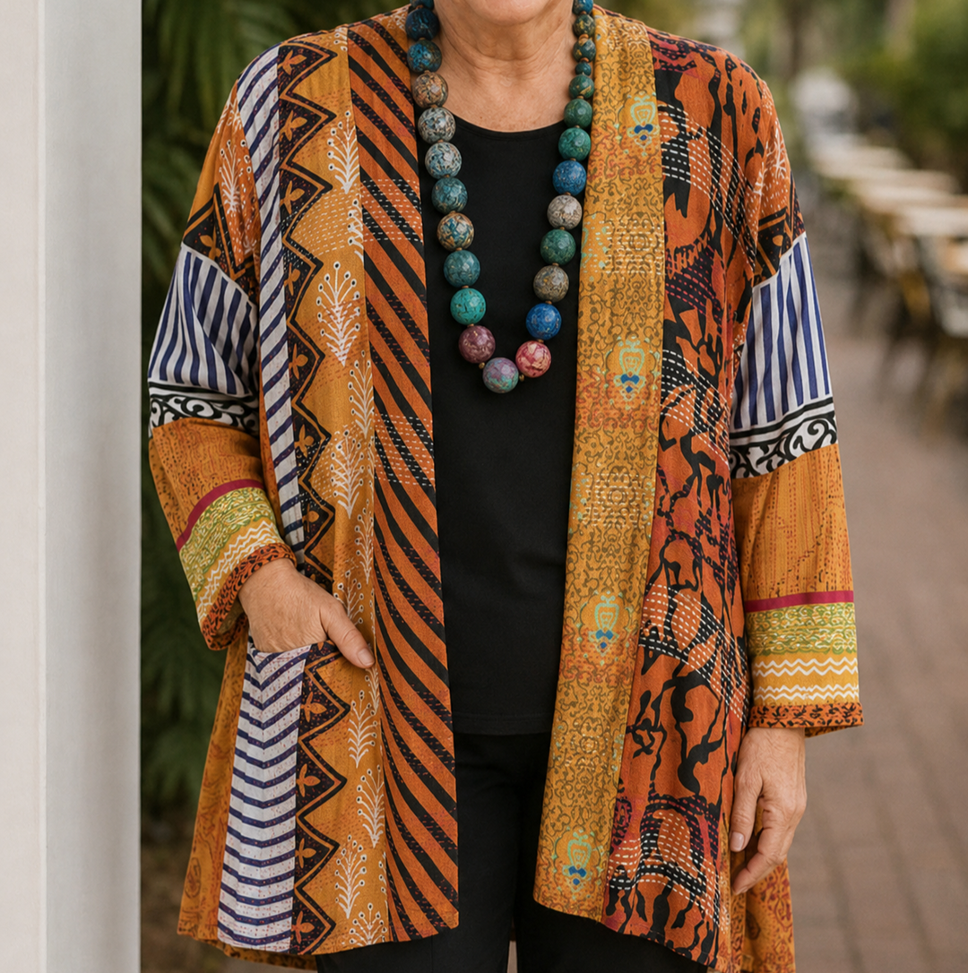 Mary |  Elegant Drape Cardigan
