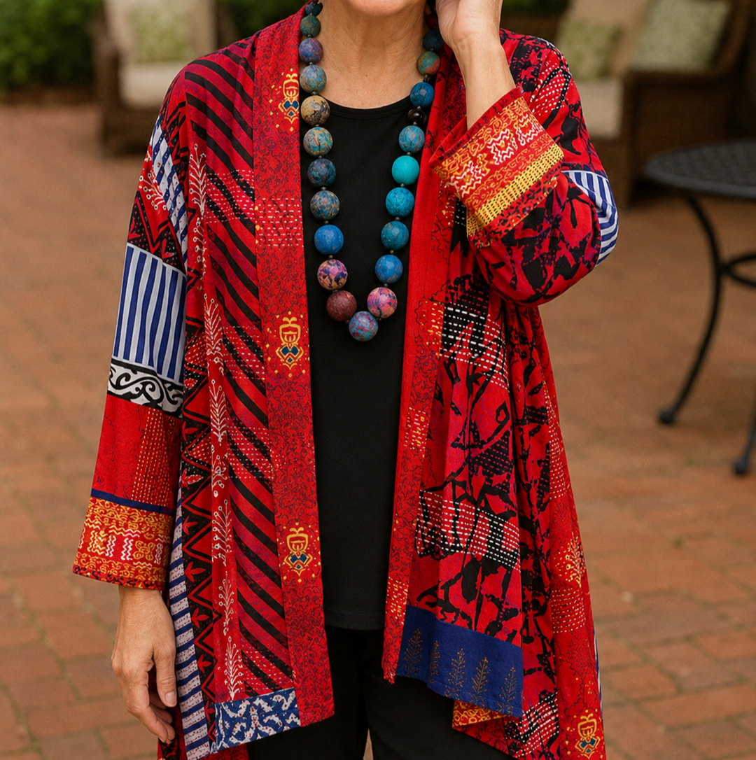 Mary |  Elegant Drape Cardigan