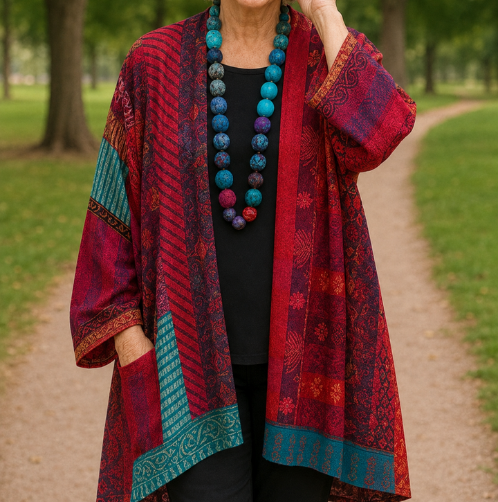 Mary |  Elegant Drape Cardigan