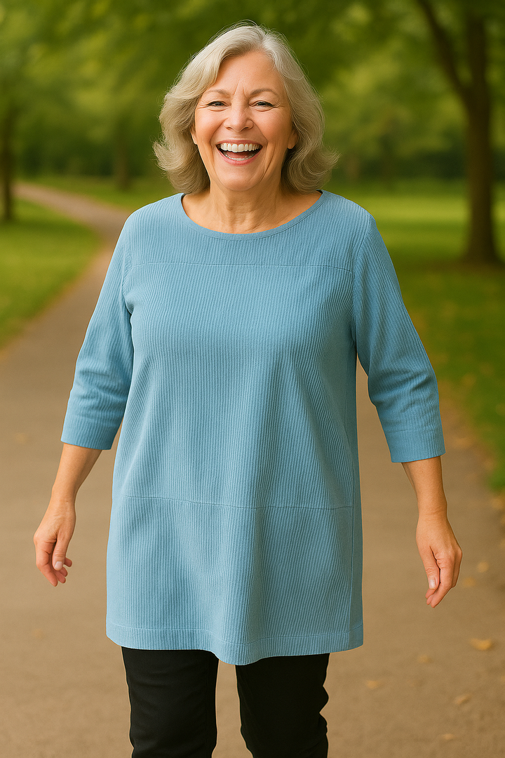 Marley| Soft Cord Tunic – Effortless Comfort, Quiet Elegance