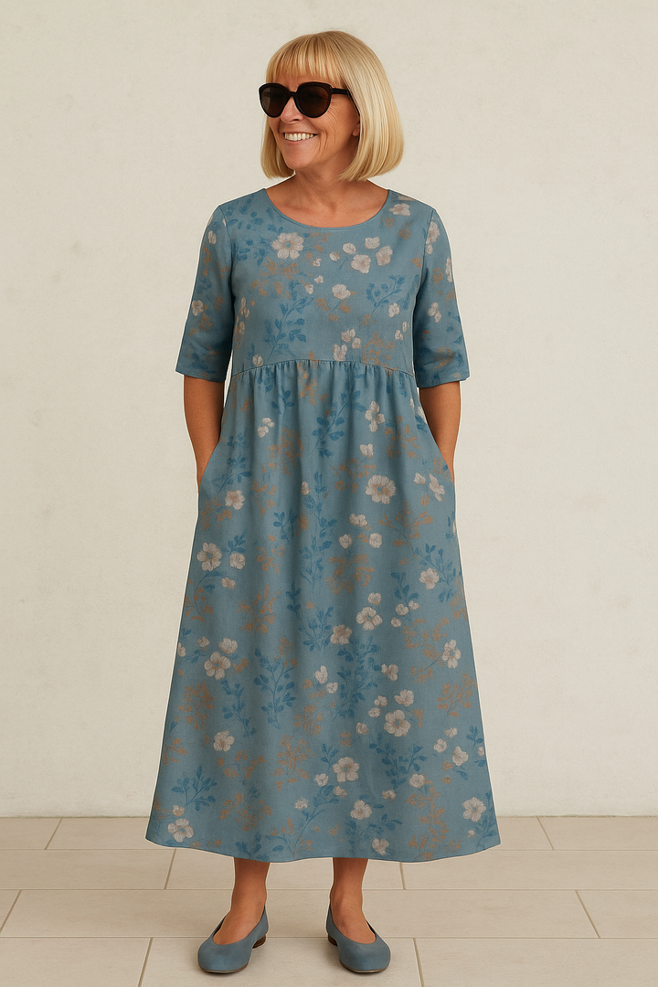 Margaret | Midi Dress – Effortless Elegance