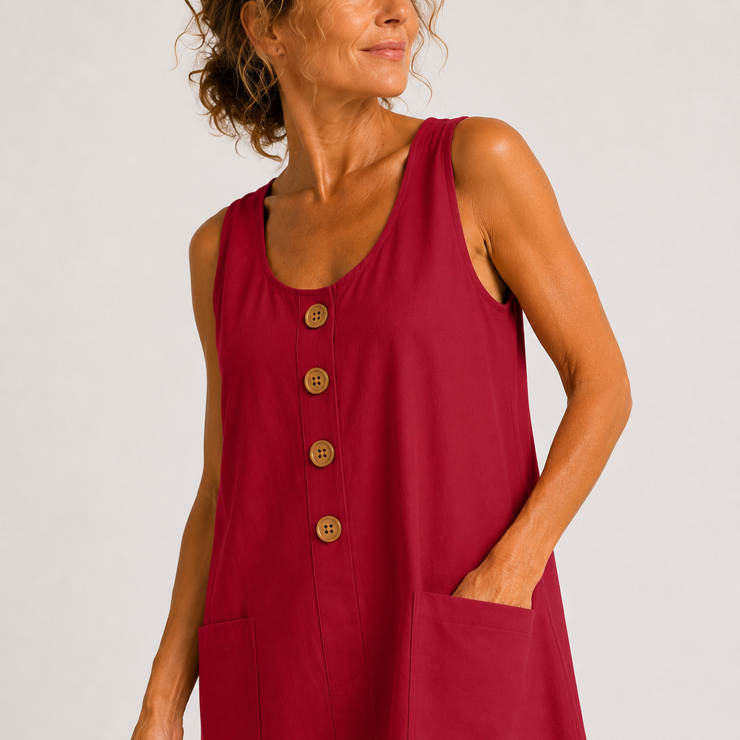 Clara - Cotton and Linen Dress