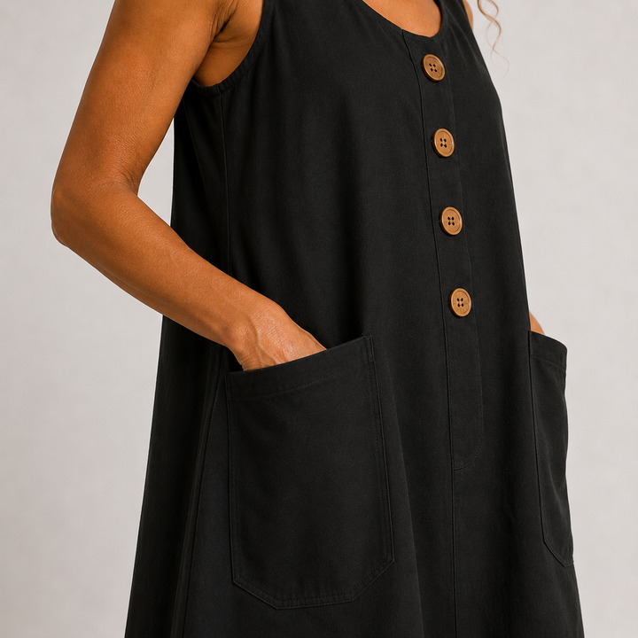 Clara - Cotton and Linen Dress