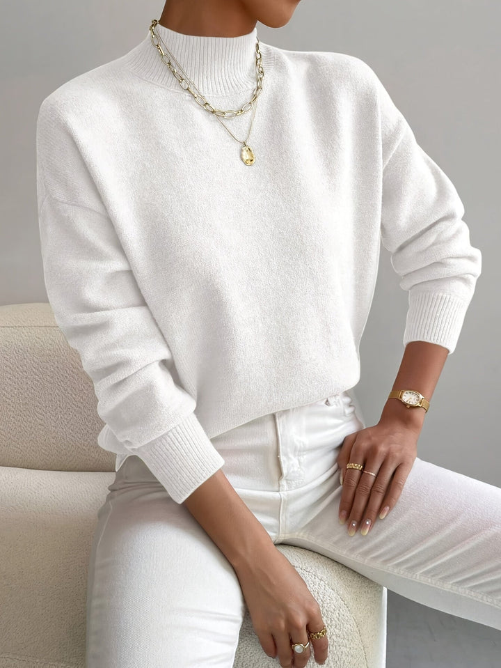 Harper | Soft Mock-Neck Sweater