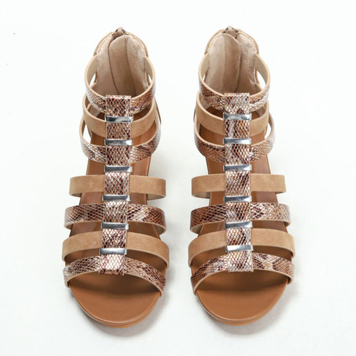 Summer Roman High-top Versatile Peep-toe Sandals