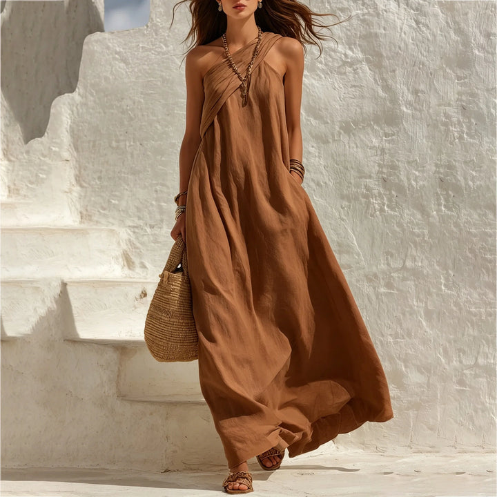 Sharon - One Shoulder Maxi Dress