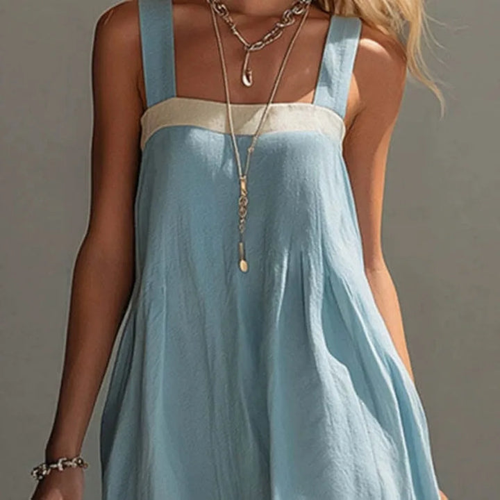 Barbara - Color Block Maxi Dress