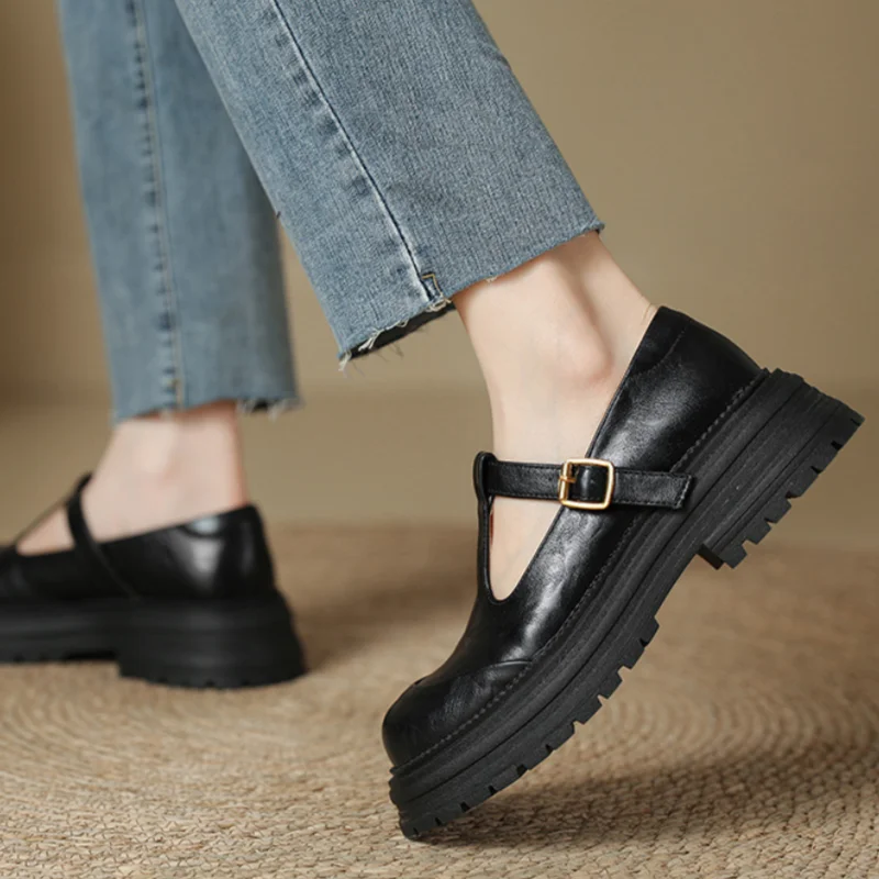 Farisse T-bar Mary janes