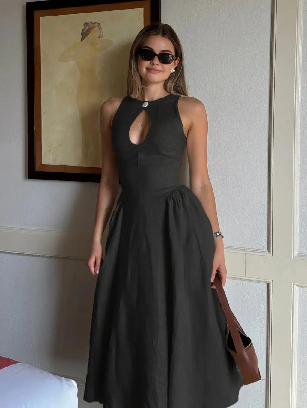 Sara | Elegant Midi Dress