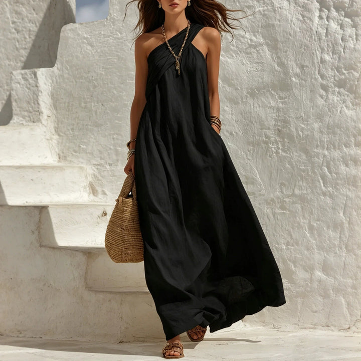 Sharon - One Shoulder Maxi Dress