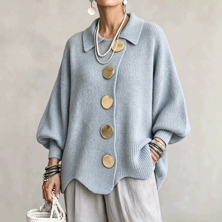 Bella | Elegant Textured Knit Sweater