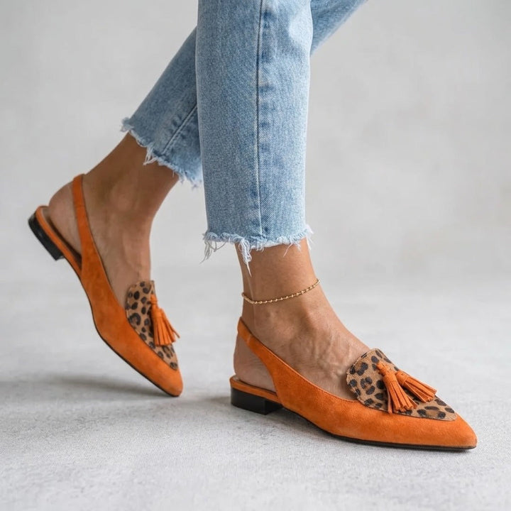 Marissa | Slingback Mules with Tassels