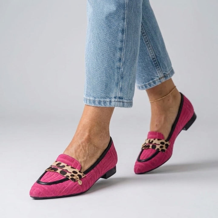 Fiorel | Leopard Slip-On Loafers