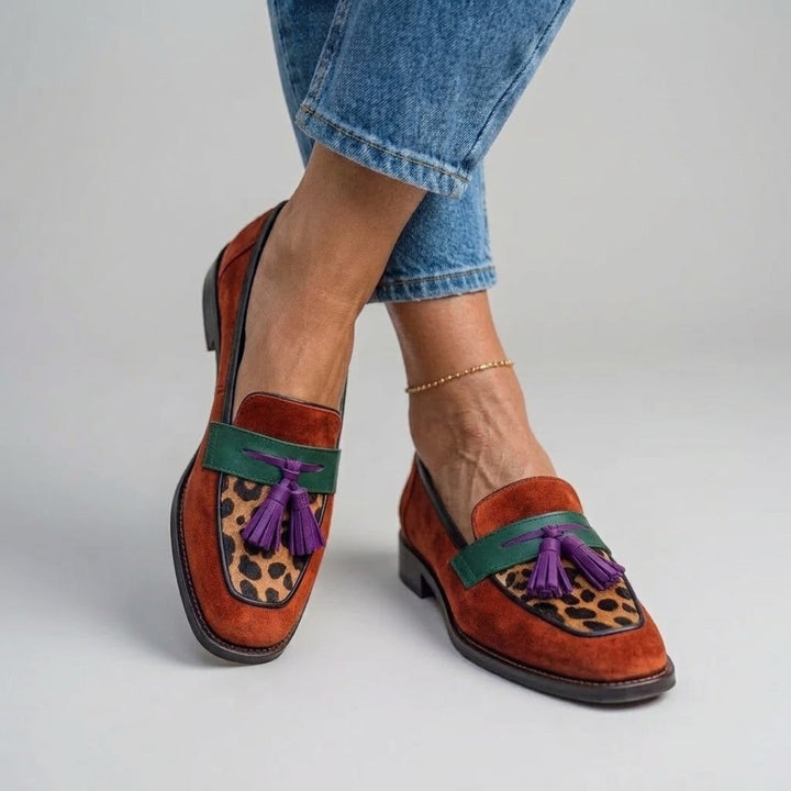 Rihanna | Square-Toe Loafers with Tassels