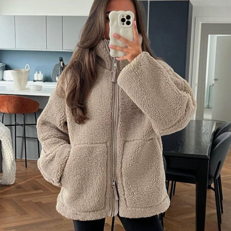Hailey | Soft Teddy Coat