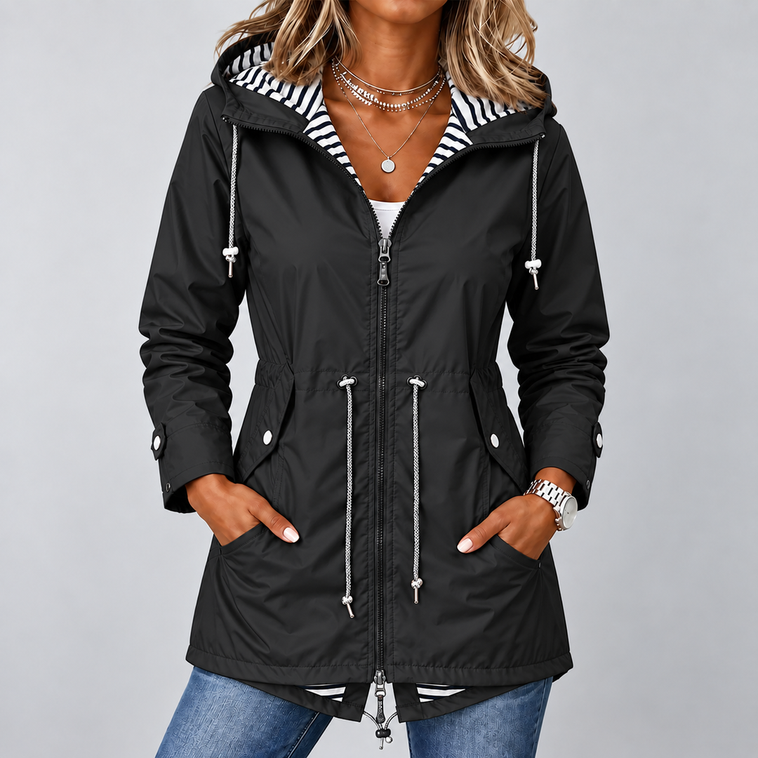 Naomi | Elegant Flattering Fit Rain Jacket