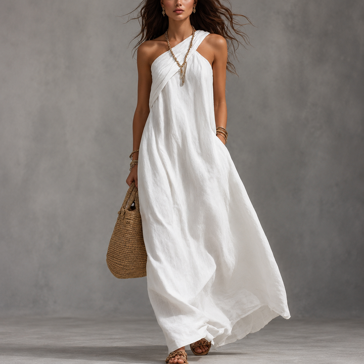 Sharon - One Shoulder Maxi Dress