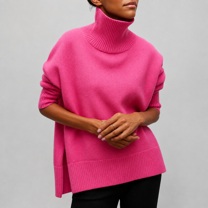Debra™ | Cozy Relaxed Turtleneck Sweater