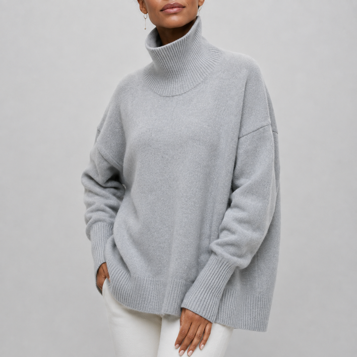 Debra™ | Cozy Relaxed Turtleneck Sweater