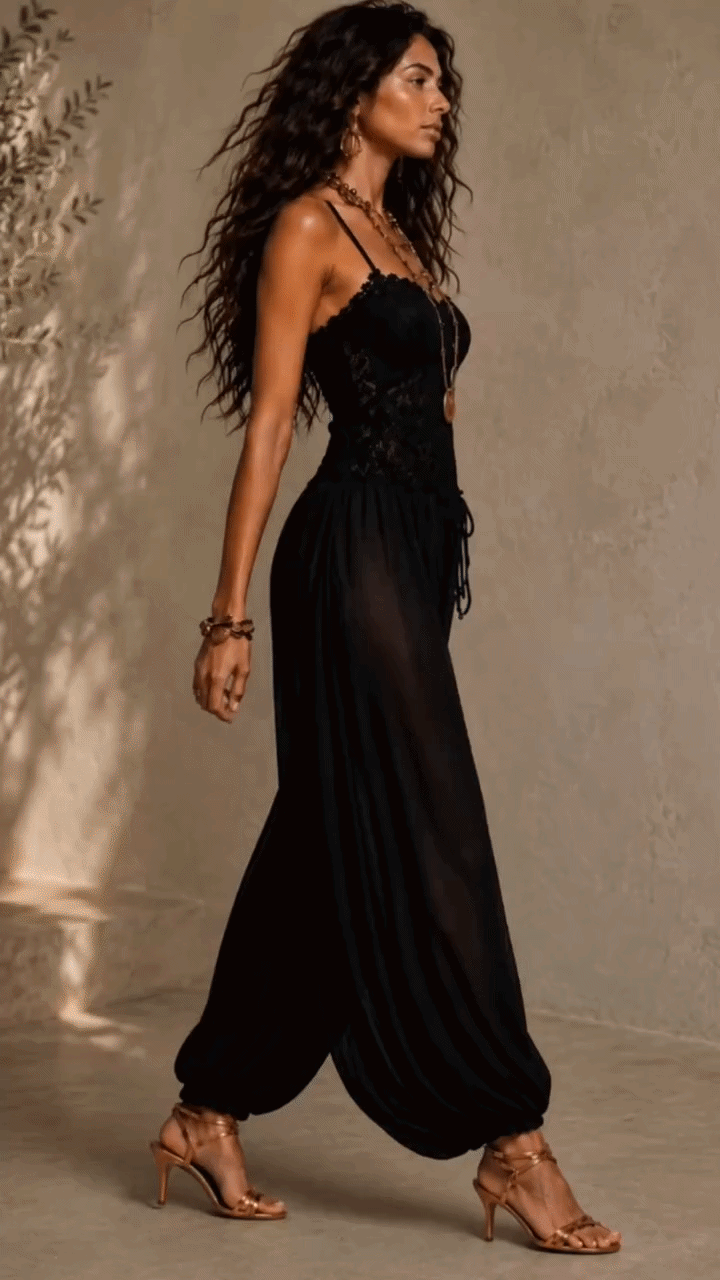 Laia™ | Lace Halter Jumpsuit