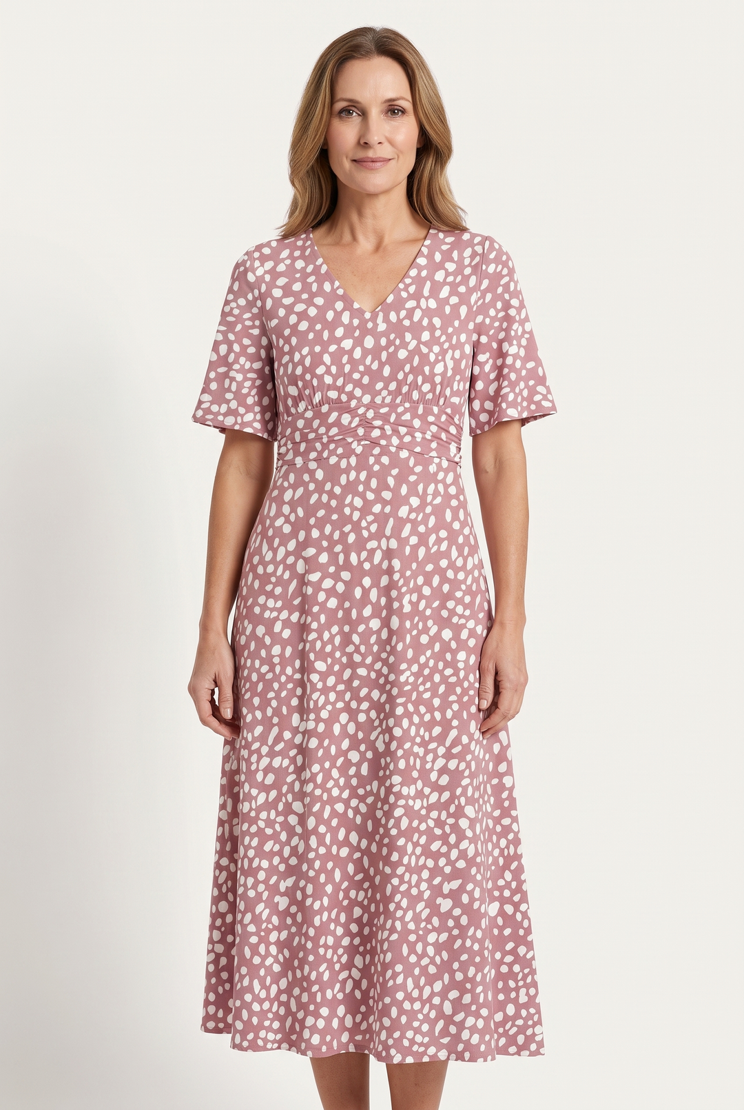 Romy Tummy Covering Midi Dress detail