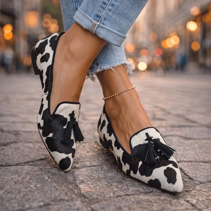 Ondine | Pointed Flats with Tassels