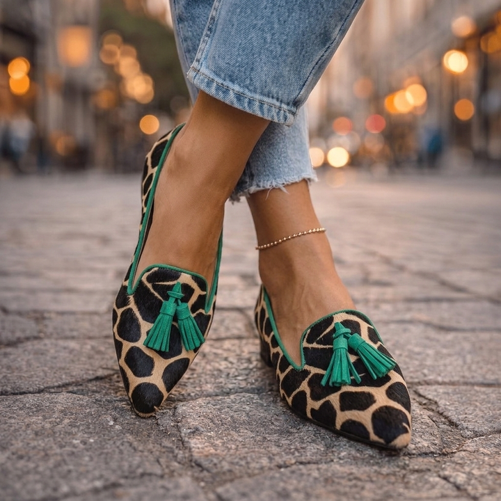 Ondine | Pointed Flats with Tassels