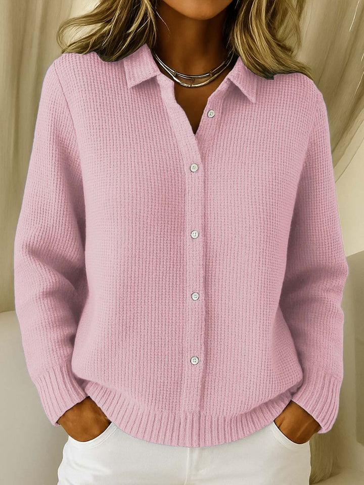 Amari™ | Women's Classic Waffle Knit Cardigan