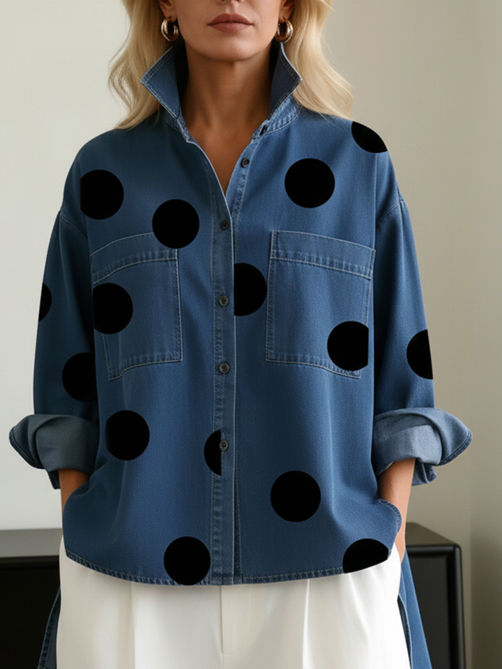 Peggy | Polka Dot Overshirt