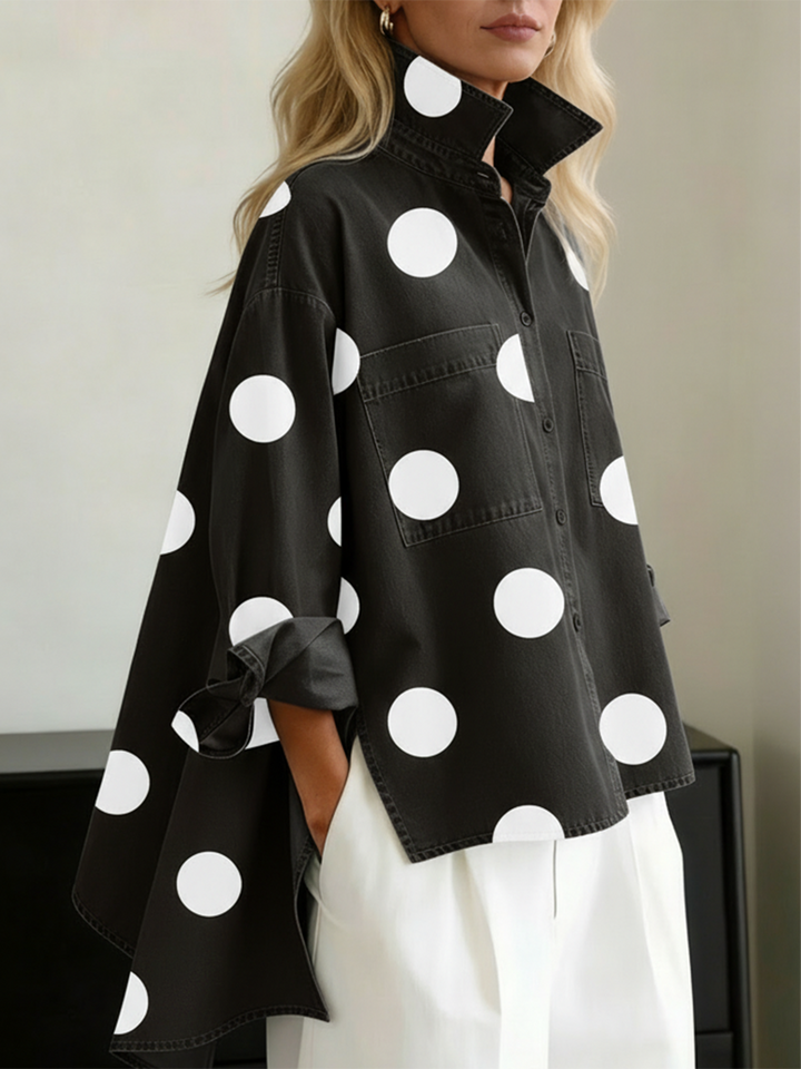 Peggy | Polka Dot Overshirt