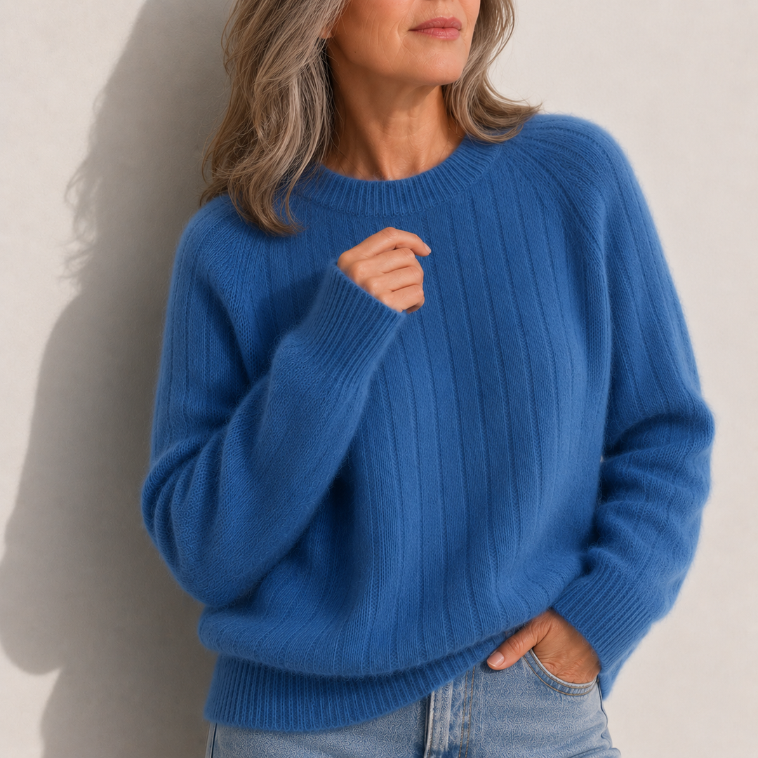 Milana™ | Women's Solid Color Fluffy Sweater