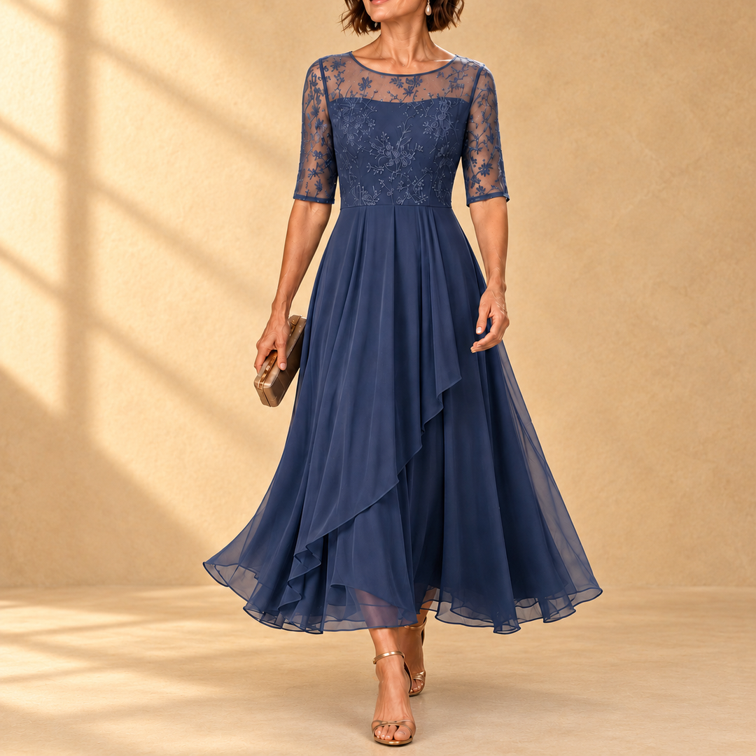 Rosa wedding guest dress